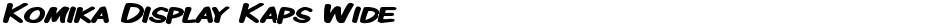 Komika Display Kaps WideDemo