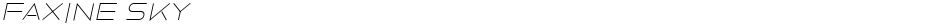 Faxine SkyDemo