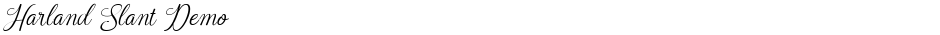Harland Slant DemoDemo
