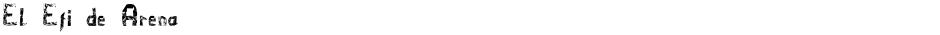 El Efi de ArenaDemo