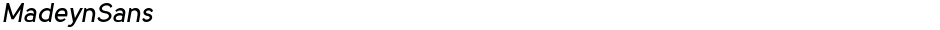 MadeynSansDemo