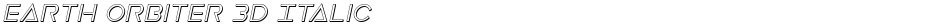 Earth Orbiter 3D ItalicDemo