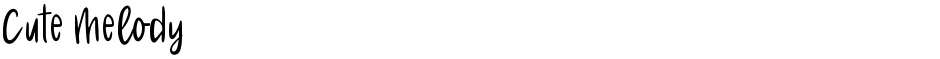 Cute MelodyDemo