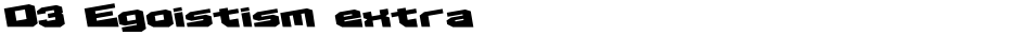D3 Egoistism extraDemo