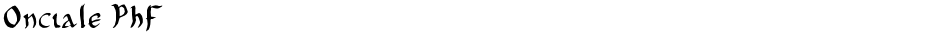 Onciale PhFDemo