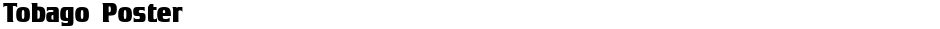 Tobago PosterDemo