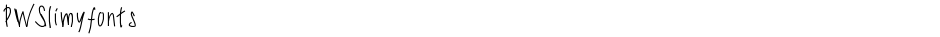 PWSlimyfontsDemo