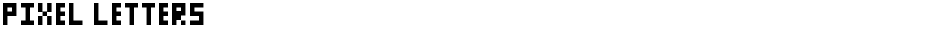 Pixel LettersDemo