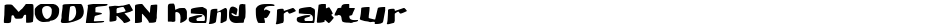 MODERN hand frakturDemo