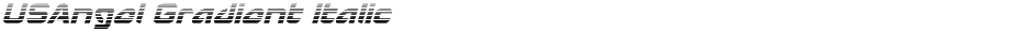 USAngel Gradient ItalicDemo