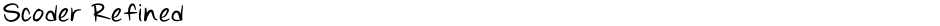Scoder RefinedDemo