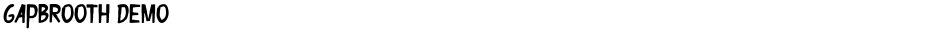 Gapbrooth DemoDemo