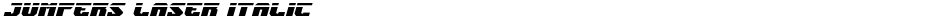 Jumpers Laser ItalicDemo