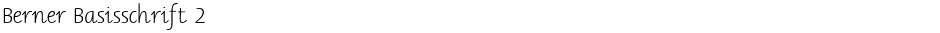 Berner Basisschrift 2Demo