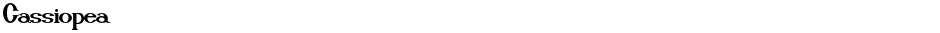 CassiopeaDemo