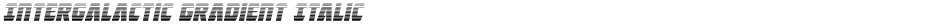 Intergalactic Gradient ItalicDemo