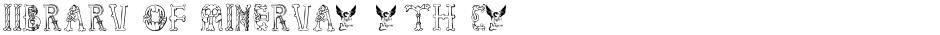 Library of Minerva, 9th c.Demo