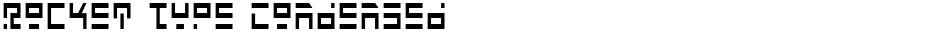 Rocket Type CondensedDemo