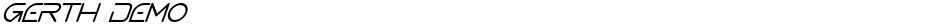 Gerth DemoDemo