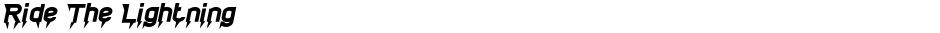 Ride The LightningDemo