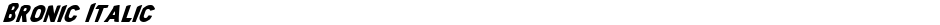 Bronic ItalicDemo