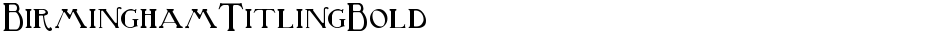 BirminghamTitlingBoldDemo