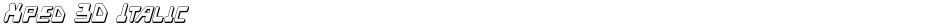 Xped 3D ItalicDemo