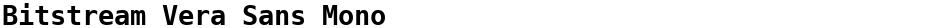 Bitstream Vera Sans MonoDemo