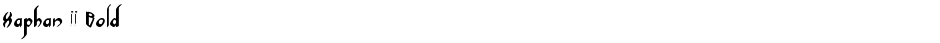 Xaphan II BoldDemo