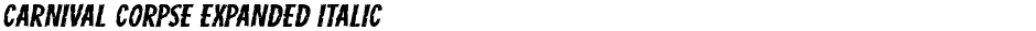 Carnival Corpse Expanded ItalicDemo