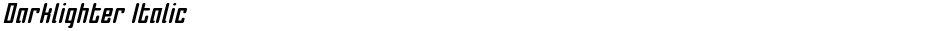 Darklighter ItalicDemo