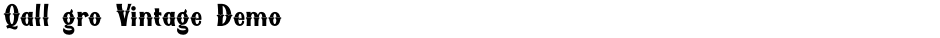 Qallégro Vintage DemoDemo