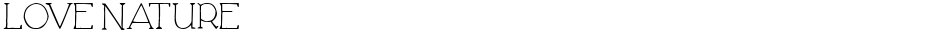 Love NatureDemo