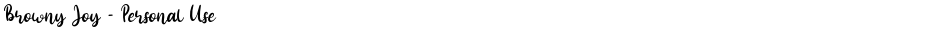 Browny Joy - Personal UseDemo