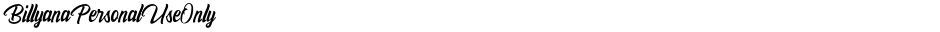 BillyanaPersonalUseOnlyDemo