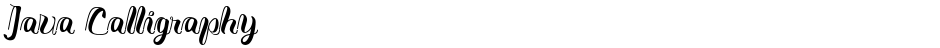 Java CalligraphyDemo