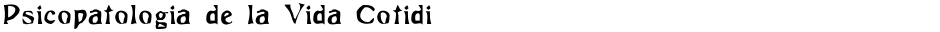 Psicopatologia de la Vida CotidianaDemo