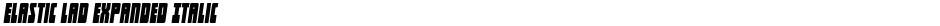 Elastic Lad Expanded ItalicDemo