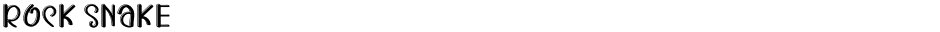 ROCK SNAKEDemo
