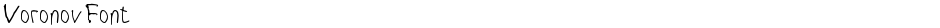 VoronovFontDemo