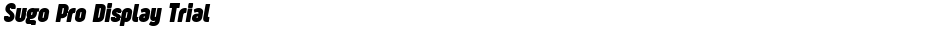 Sugo Pro Display TrialDemo