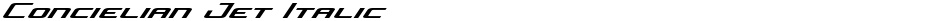 Concielian Jet ItalicDemo