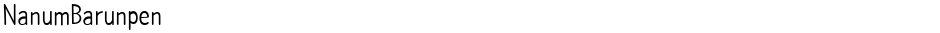 NanumBarunpenDemo