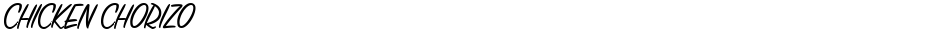 CHICKEN CHORIZODemo