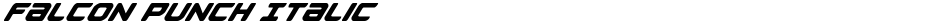 Falcon Punch ItalicDemo