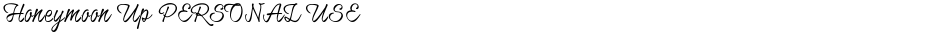 Honeymoon Up PERSONAL USEDemo