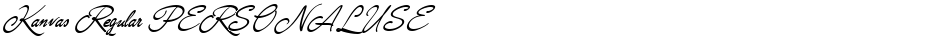 Kanvas Regular PERSONAL USEDemo
