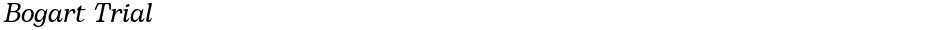 Bogart TrialDemo