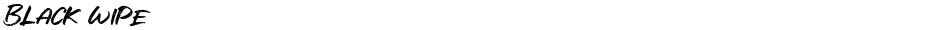 Black WipeDemo