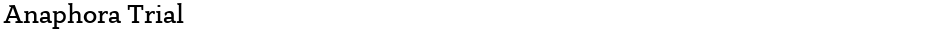 Anaphora TrialDemo